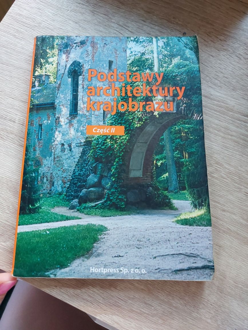 Książka podręcznik Podstawowy architektury krajobrazu część 2