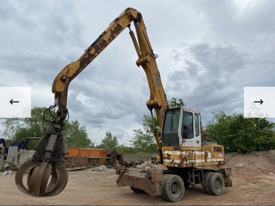 Koparka przeładunkowa Liebherr z chwytakiem