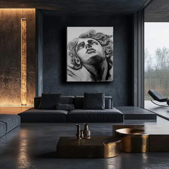 Obraz akrylowy ręcznie malowany duży