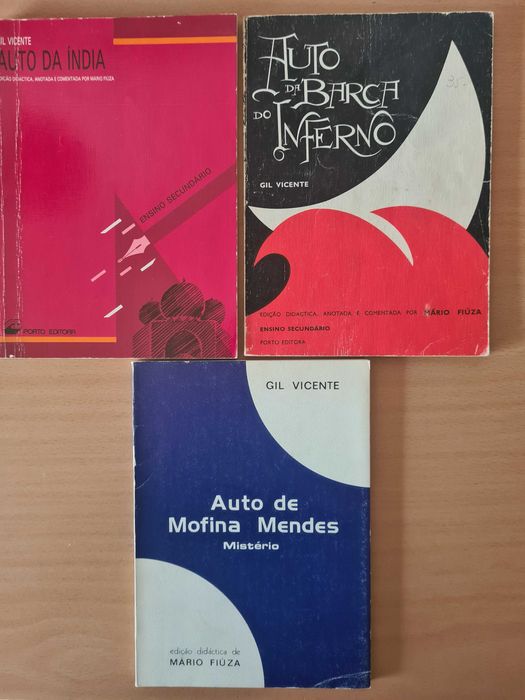 Auto da Índia, Auto da Barca do Inferno e Auto de Mofina Mendes