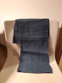 Conjunto da ZARA: toalha e dois guardanapos de pano de cor azul - NOVO