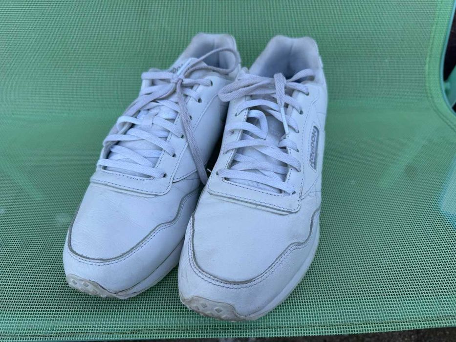 кроссовки шкіряні туфлі мокасіни туфли кожаные Reebok р. 41 26.8 см