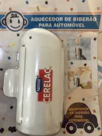 Aquecedor de biberão para automóvel