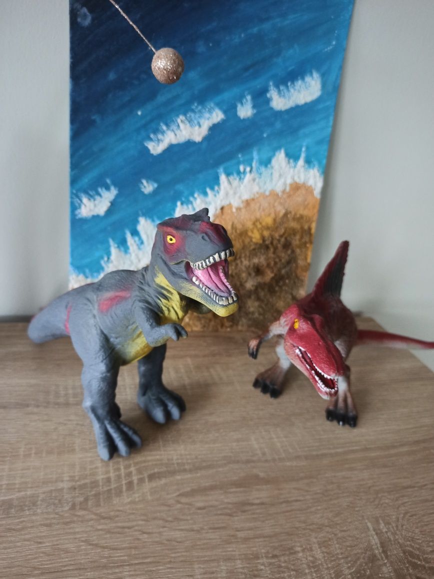 Dinozaury gumowe duże