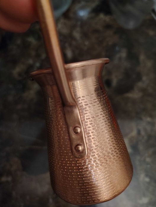 Турка медная, джезва, арабика 130мл.