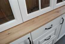 Komoda i nadstawka 150 cm + komoda 100 cm - zestaw Prowansalski - nowy