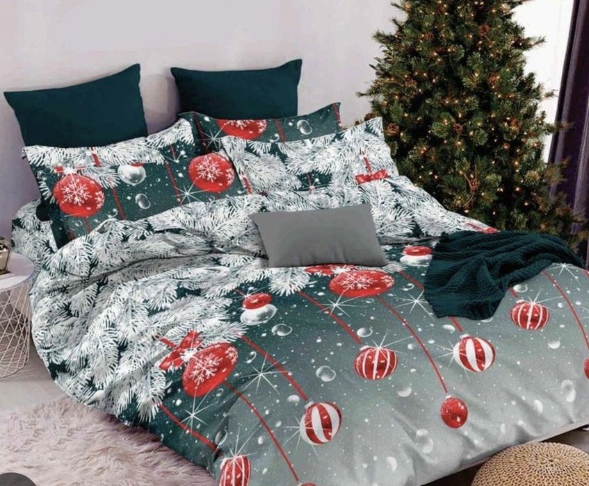 Новорічна постільна білизна бязь голд люкс