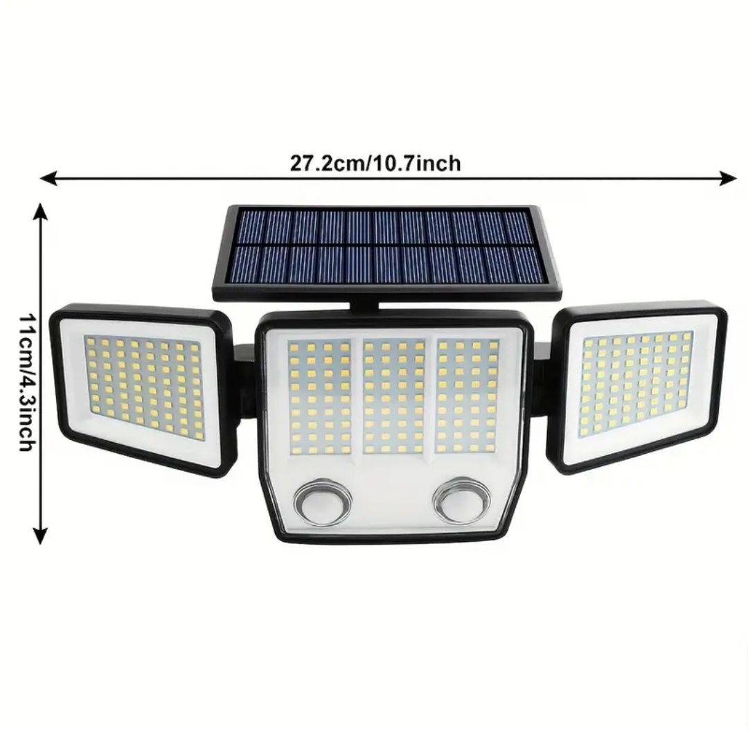 Dwie rewelacyjne lampy solarne LED z czujnikami ruchu!