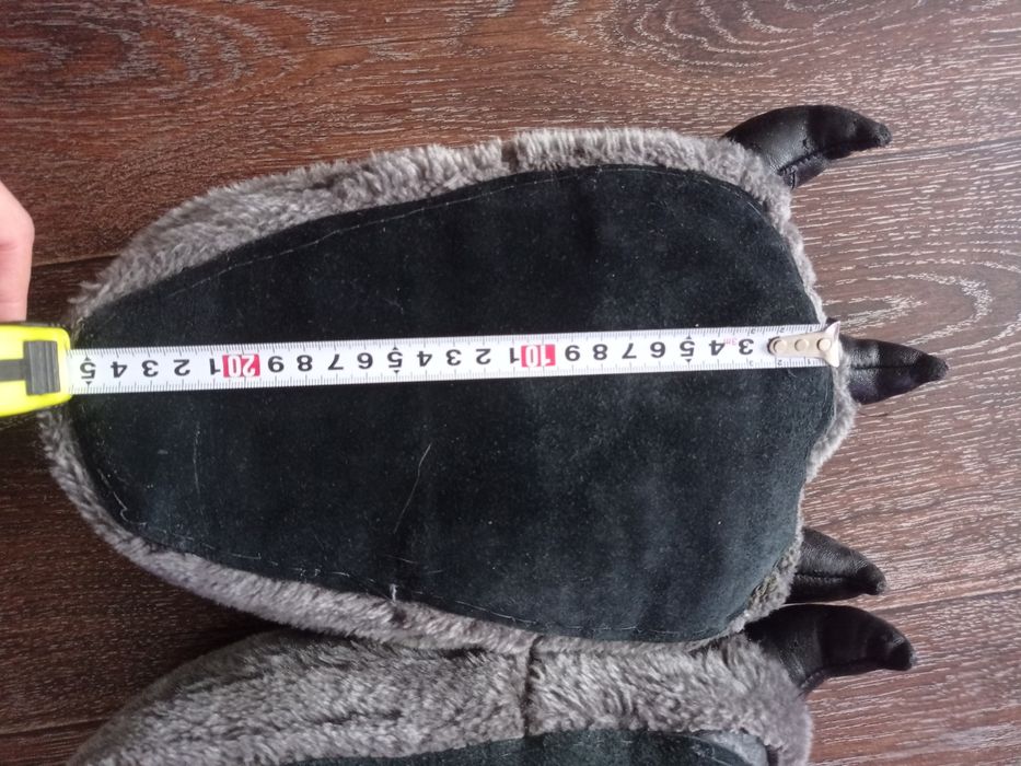 Тапки с когтями мягкие