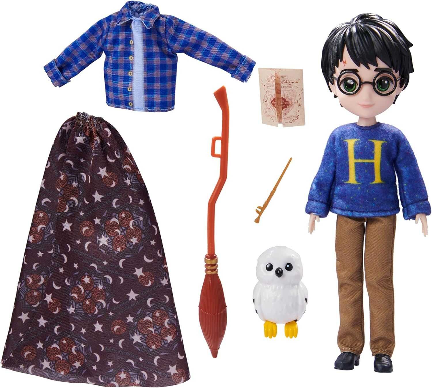 Кукла Гарри Поттер 20см и 5 аксессуаров Wizarding World Harry Potter