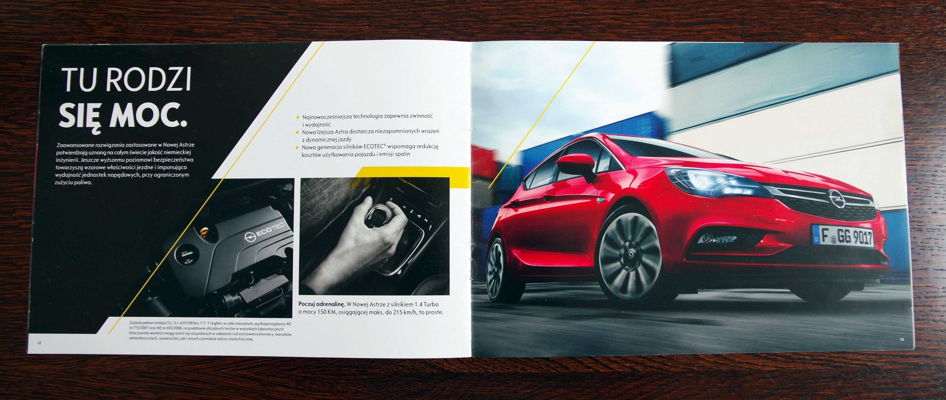 OPEL ASTRA K - katalog, prospekt