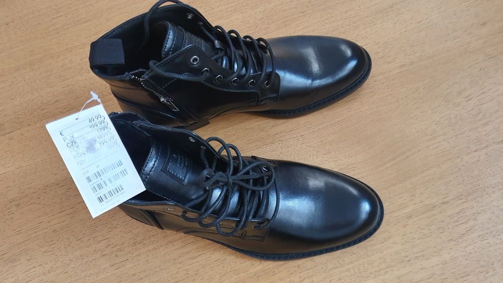 Buty męskie sztyblety, nowe.