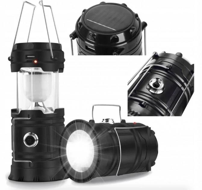 LED лампа X-BAIL BL-5800 з ліхтариком і сонячною панеллю