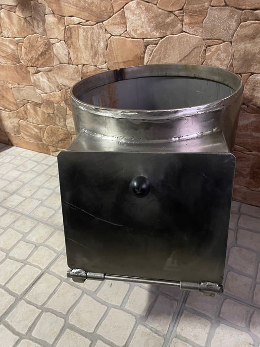 Bailarina aquecimento a lenha em Inox