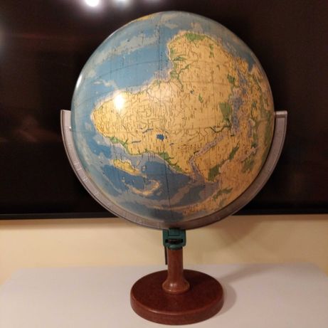 Duży Globus- zmiana nachylenia kąta poszerz horyzonty wiedzy Dzieci