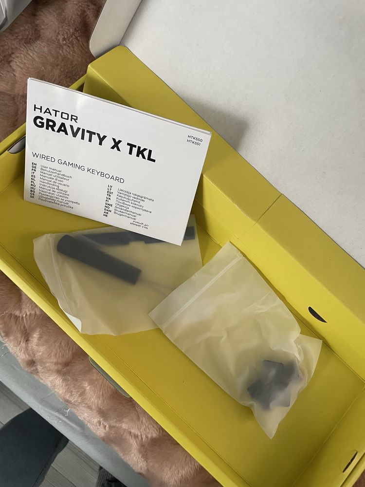 Клавіатура Хатор Клавиатура HATOR Gravity X TKL Orange Black