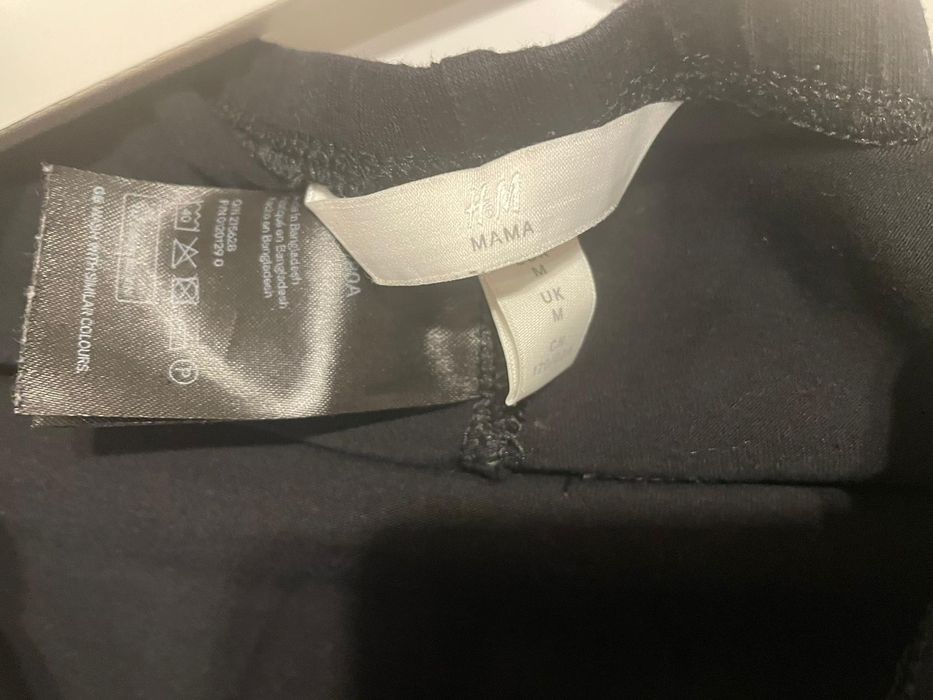 Legginsy Getry spodnie ciążowe H&M Mama rozm. M czarne pas
