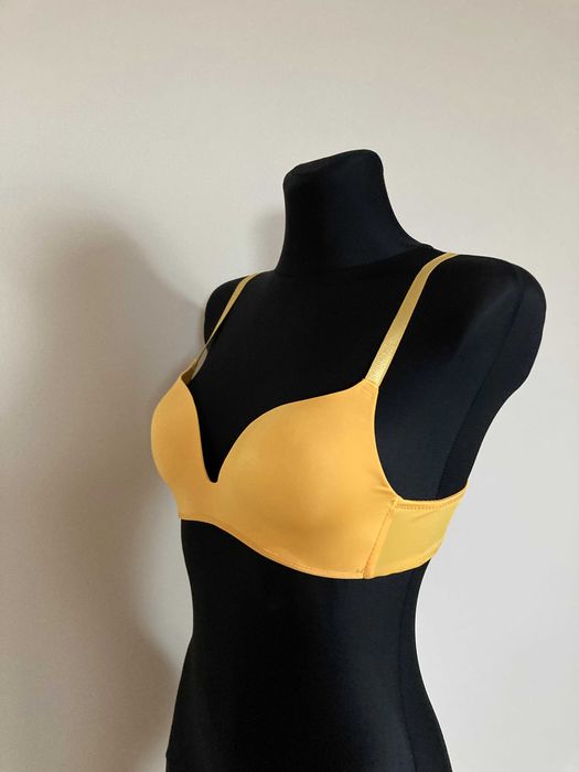 Biustonosz bezszwowy. Kolor ŻÓŁTY