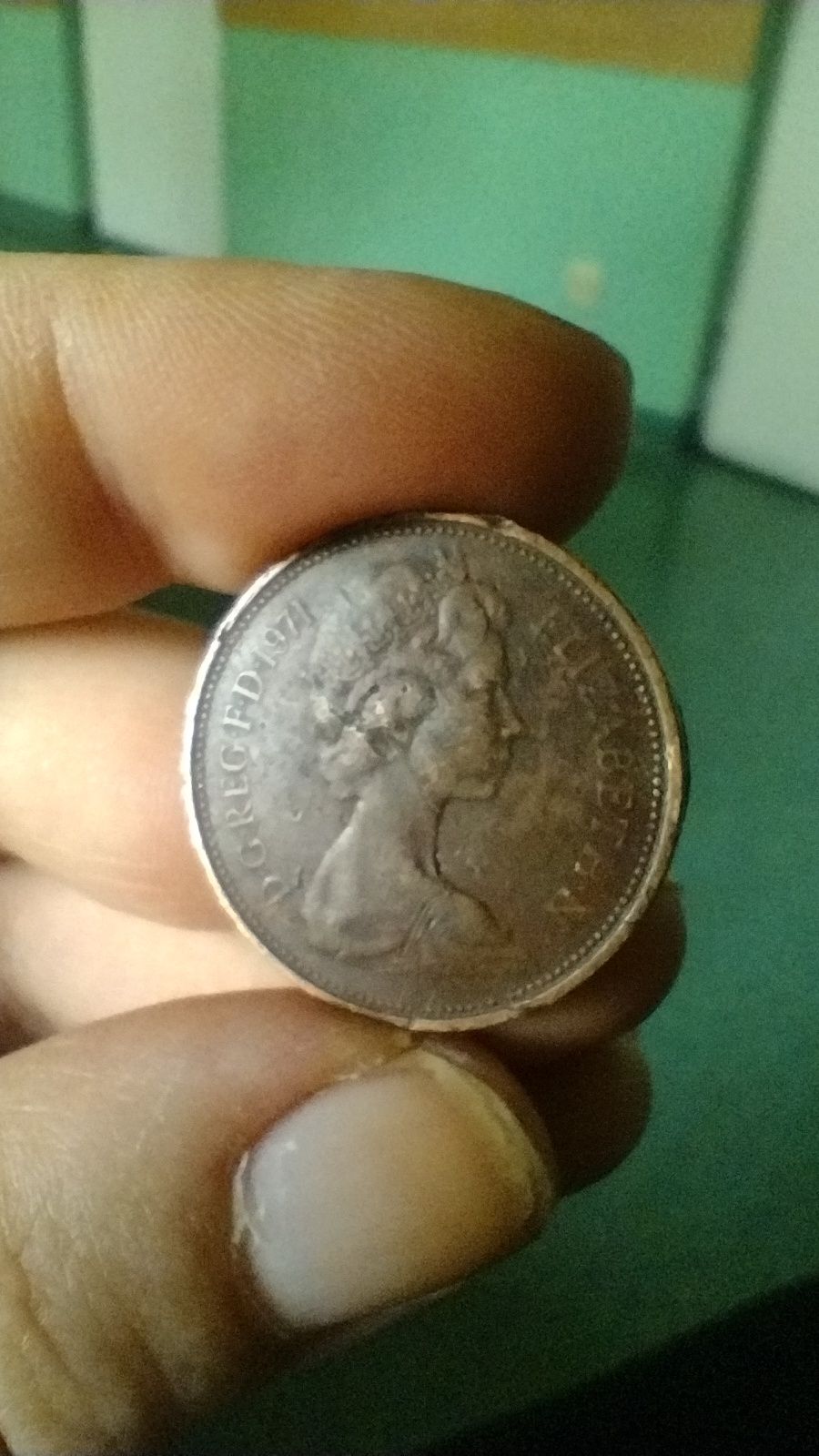 2 New Pence z 1971 z Elizabeth II