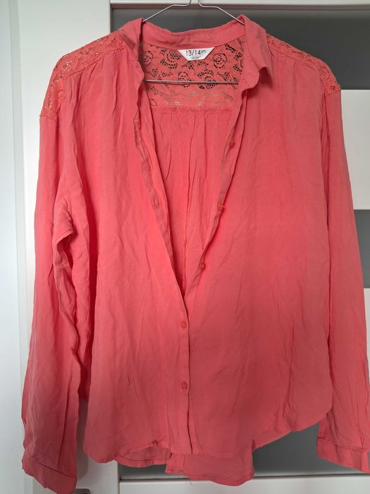 Koszula z długim rękawem dla dziewczynki 158cm