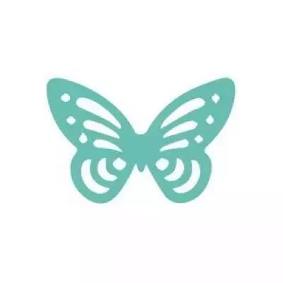 Dziurkacz ozdobny ażurowy 3,7cm motyl. Dalprint. Nowy Produkt