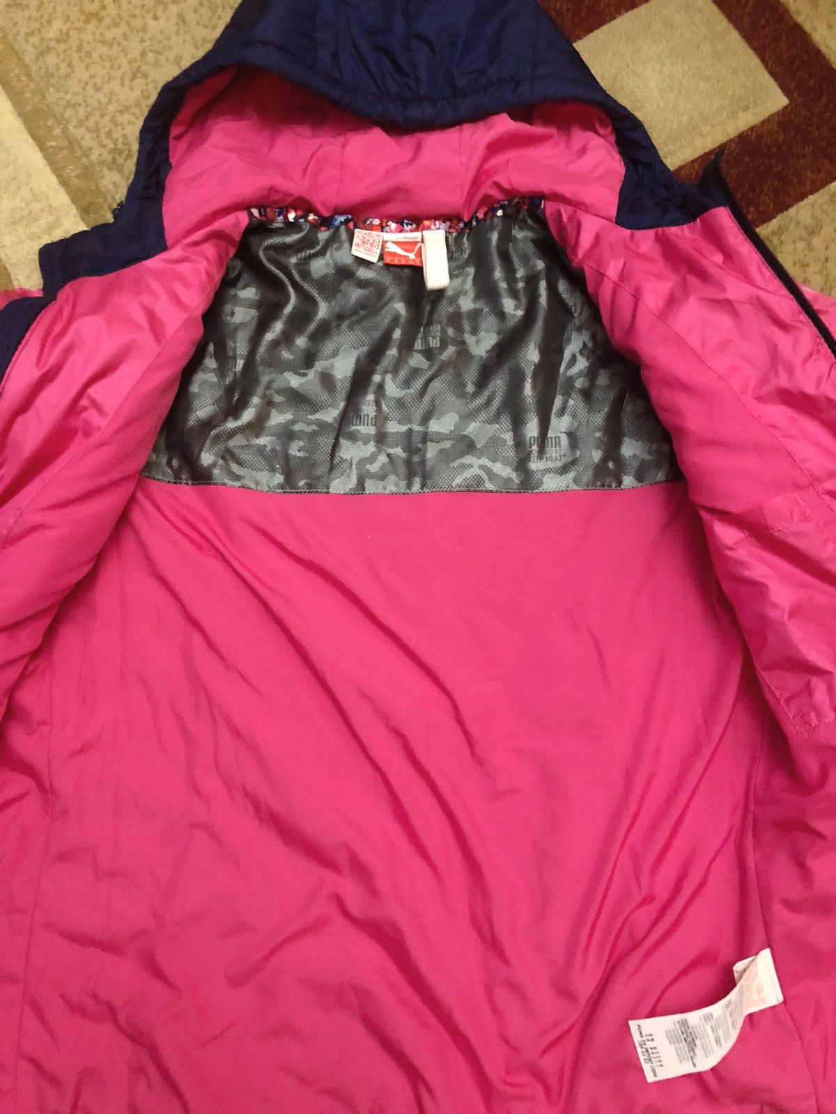 Куртка рожева, вітровка PUMA Active Jacket  М, 44р 46 р р.