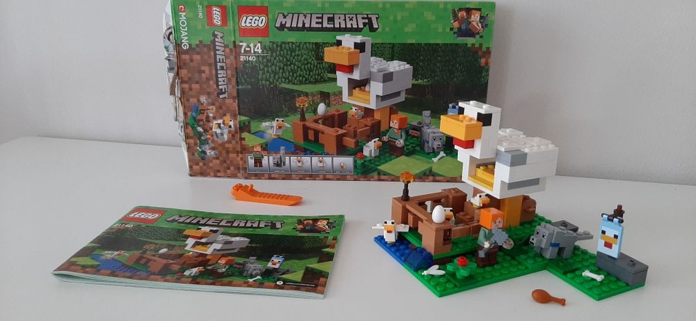 Lego Minecraft 21140 kurnik kompletny