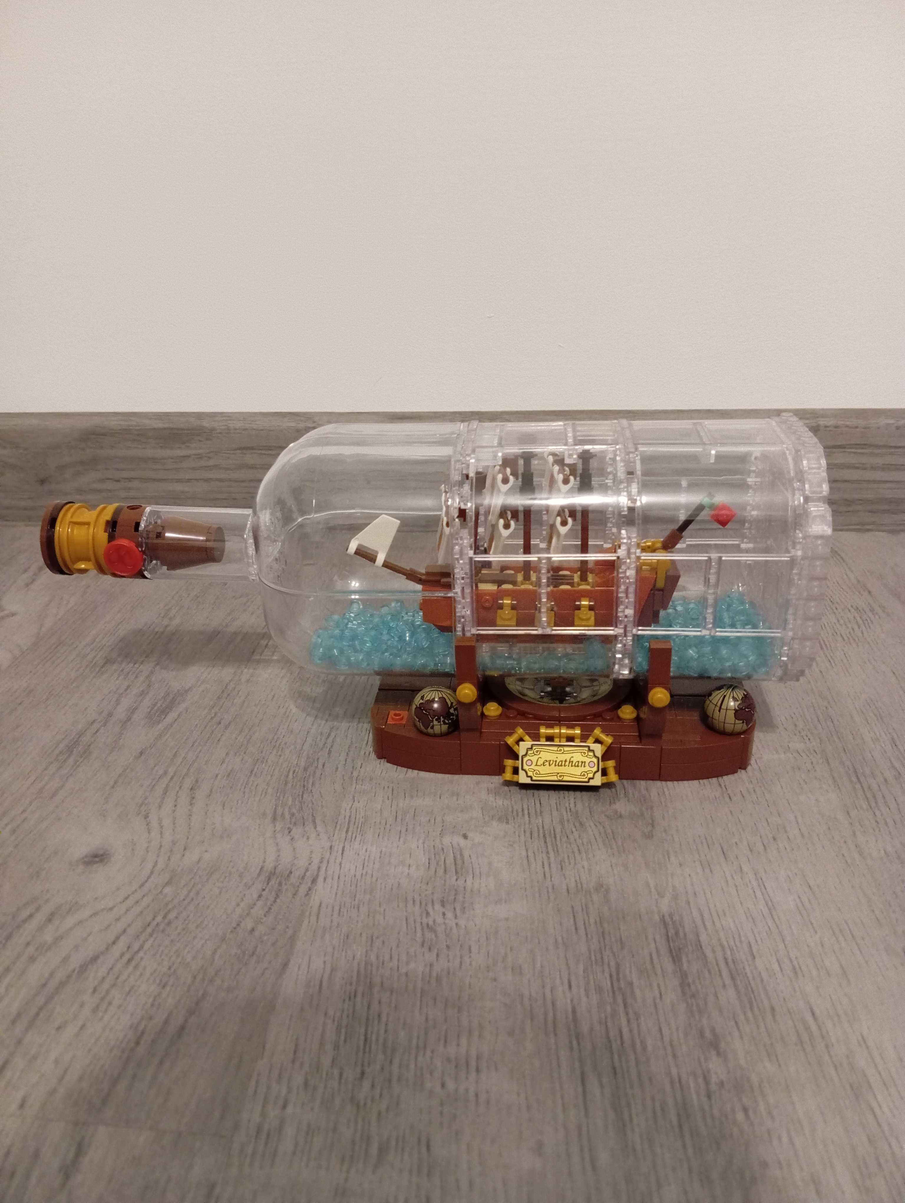 Statek w butelce - klocki LEPIN. Odpowiednik LEGO 92177.