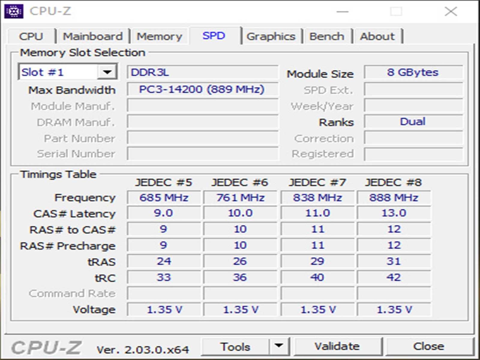 DDR3 8GB HyniX 14900 L