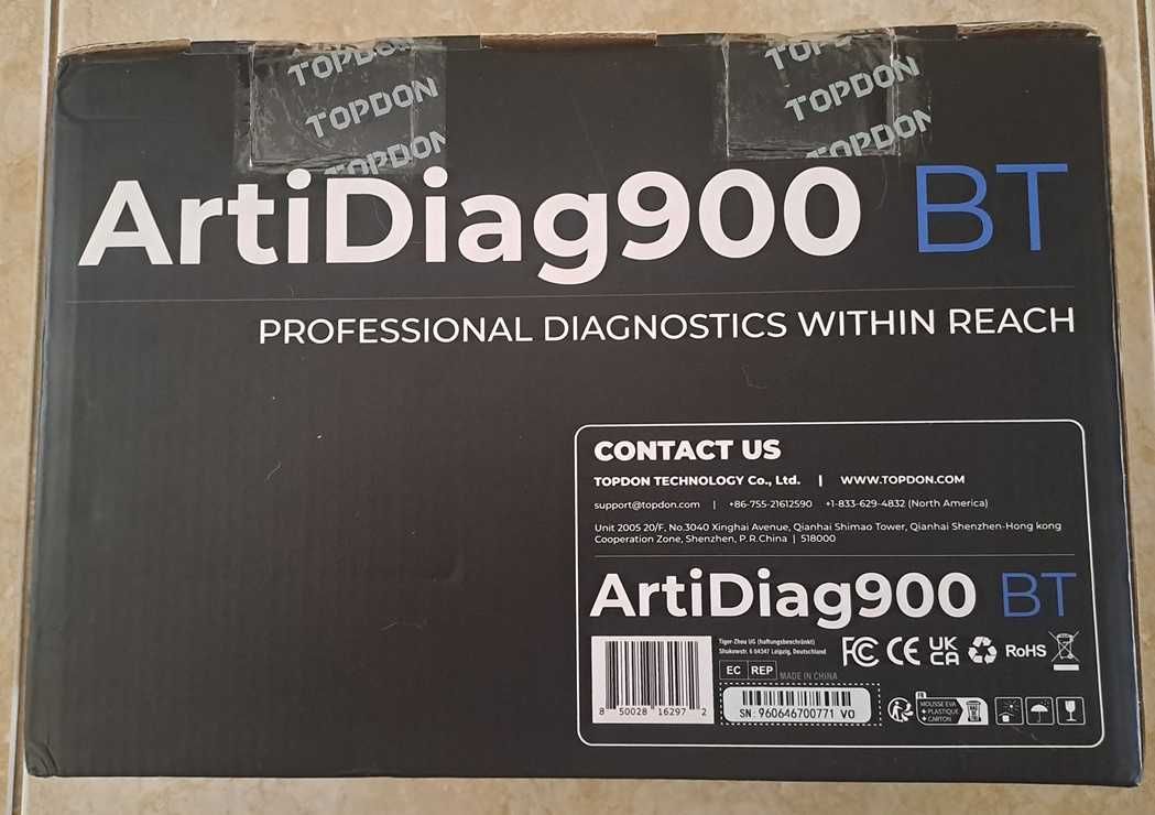 Scan automóvel -  ArtiDia900 BT (Equip. diagnóstico automóvel)NOVO