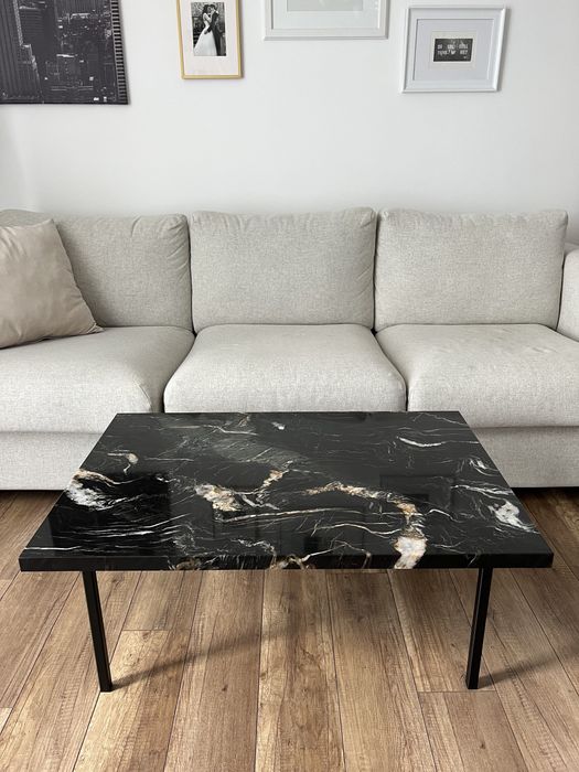 Stolik kawowy marmurowy granit marmur loft westwing kler belvedere