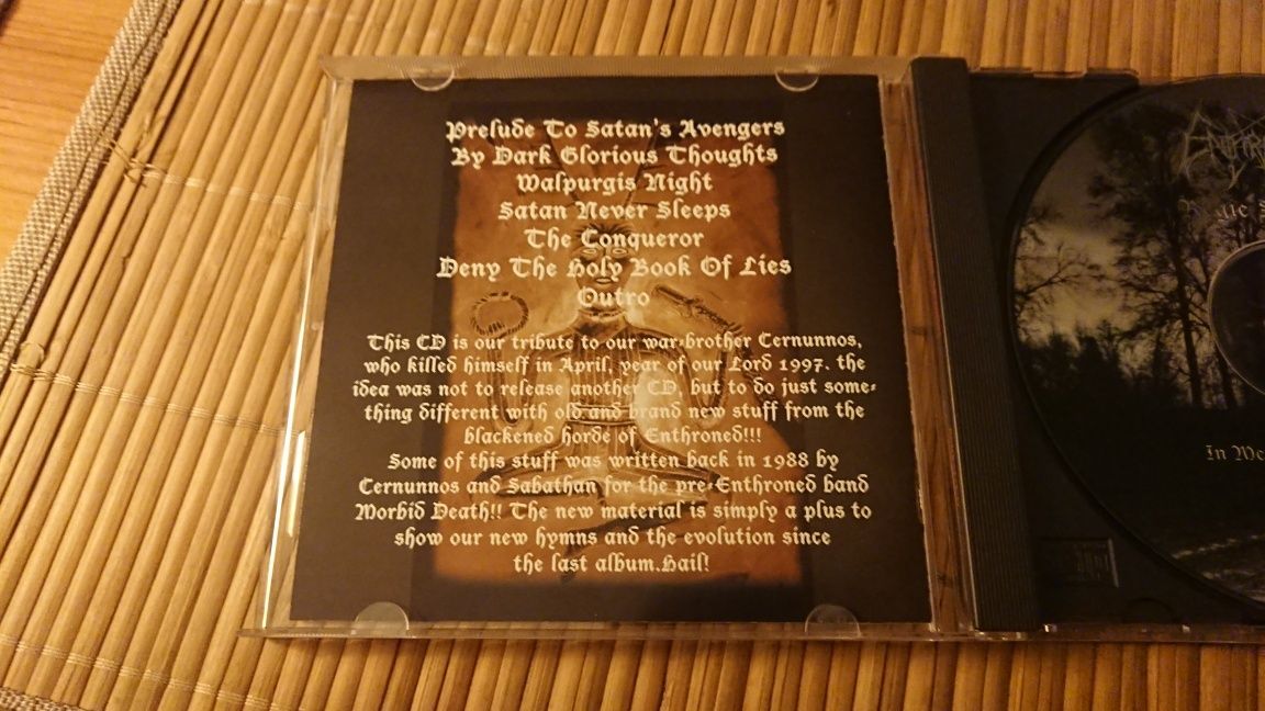 Enthroned Regie Sathanas (A Tribute To Cernunnos) CD *IDEAŁ* 1998 UK