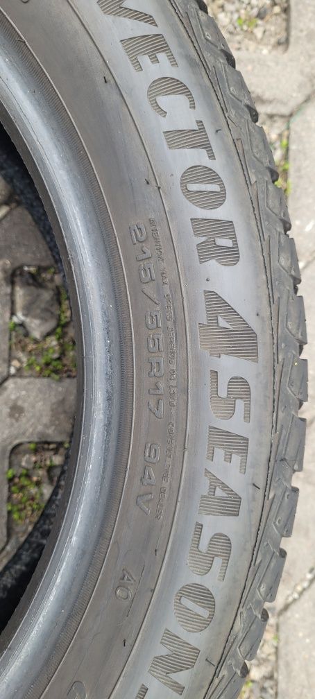215/55r17 94V Goodyear Vector 4Seasons gen-2z 2021r ładna!