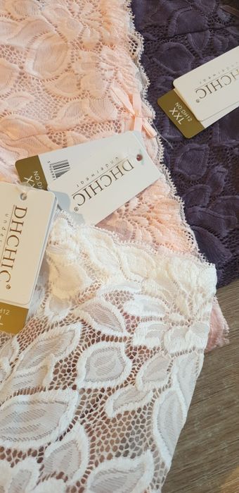 3×Damskie majtki figi z wyższym stanem 2 XL