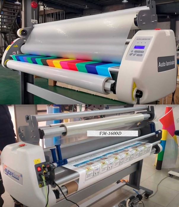 Широкоформатный ламинатор теплый для ламинирования пленкой оаркалом