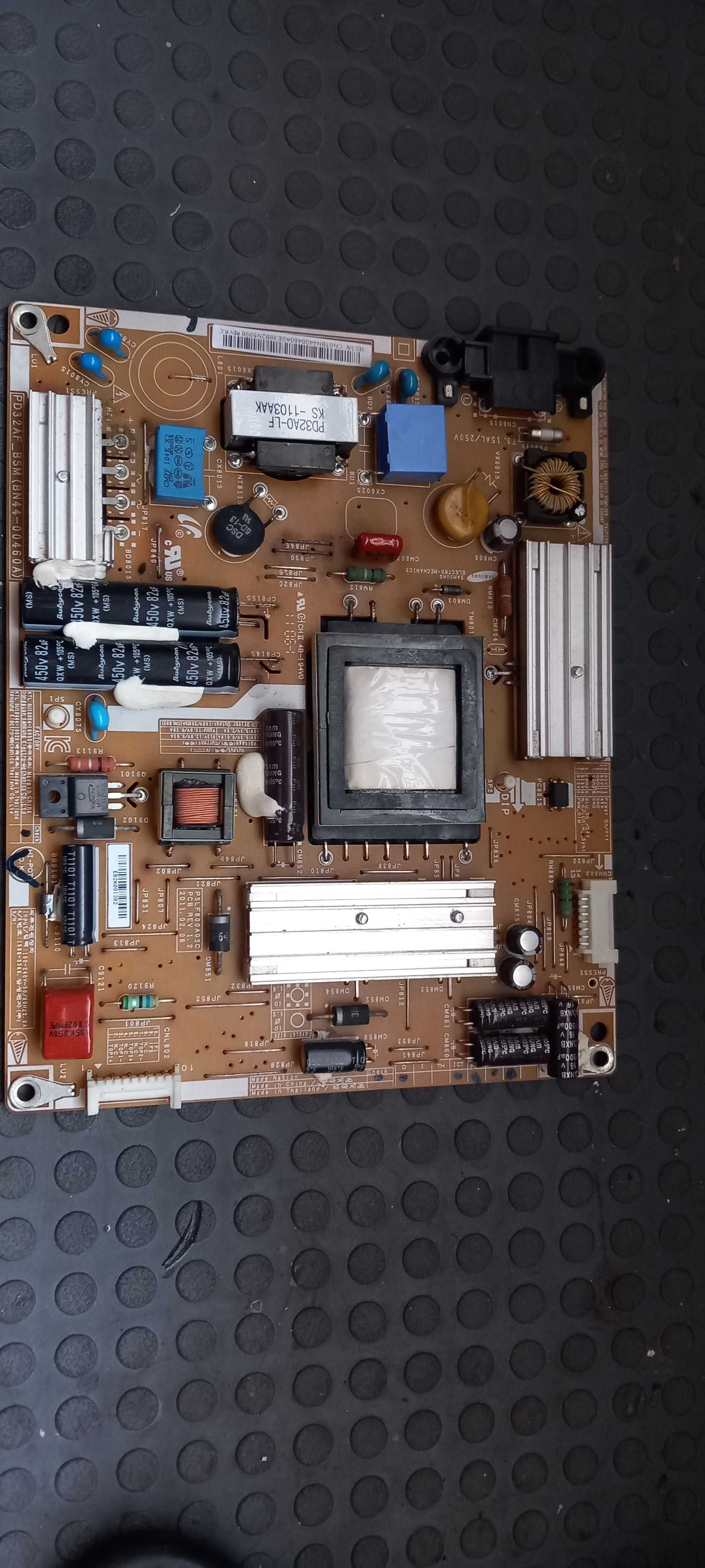 placa fonte alimentaçao samsung