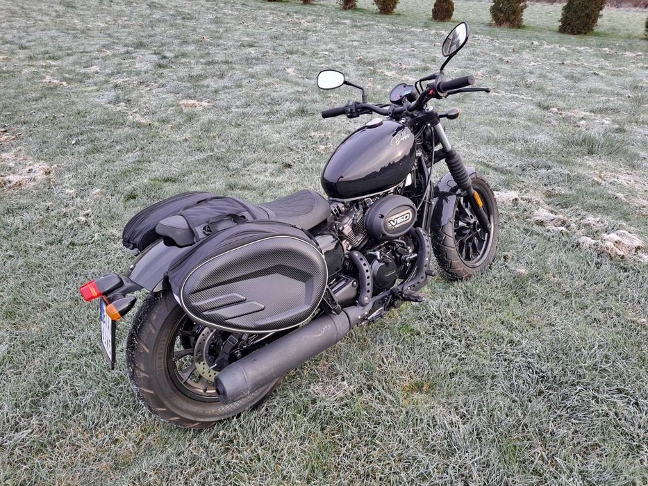 HYOSUNG GV 125 AQUILA 2022R plus sakwy przebieg 4148 km