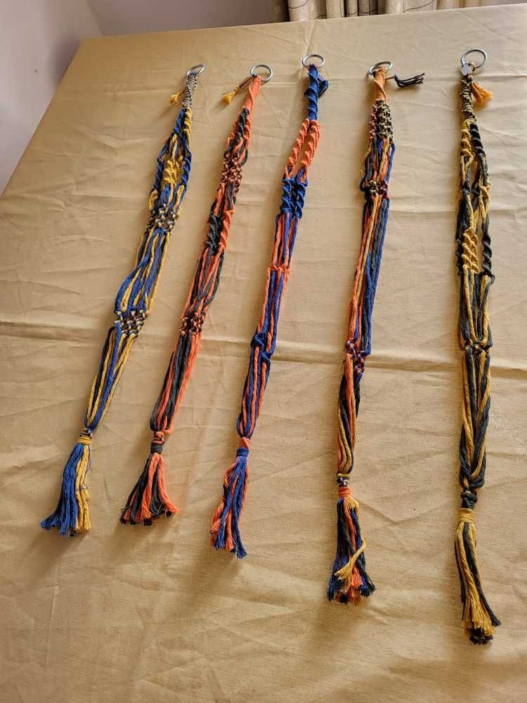 Suportes Vasos Macramé