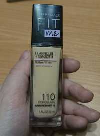 Тональна основа maybelline fit me  limonous+smooth