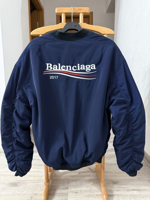 Бомбер Balenciaga (оригинал). Оверсайз на M (50)