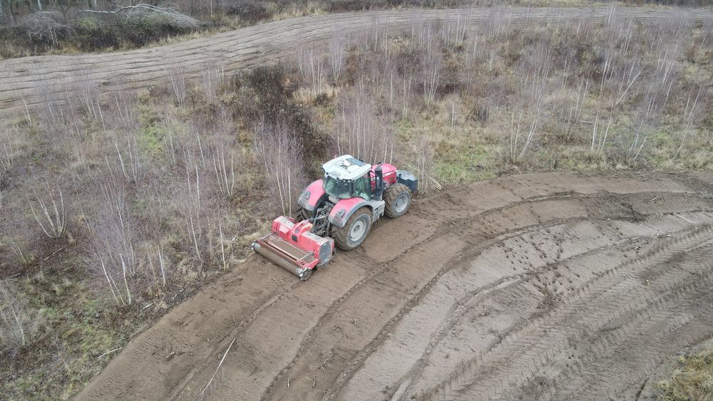Mulczer mulczowanie frez wglebny samosiejki karczowanie