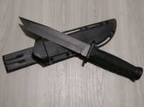 Мисливський ніж BGOK 2178B Black Tanto 30см з пластиковими ножнами