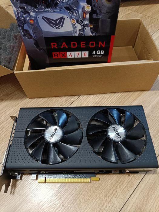 Відеокарта ігрова RX470 SAPPHIRE NITRO 4GB