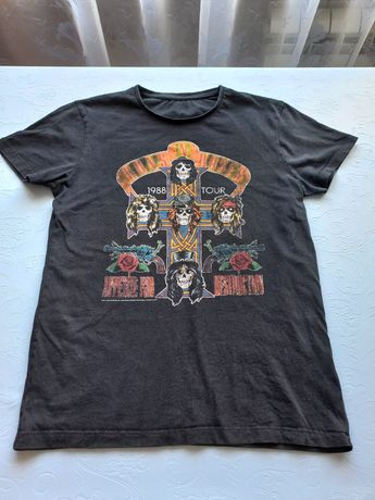 Редкий! Туровый мерч футболка группы Guns n Roses М 2010(1988)г