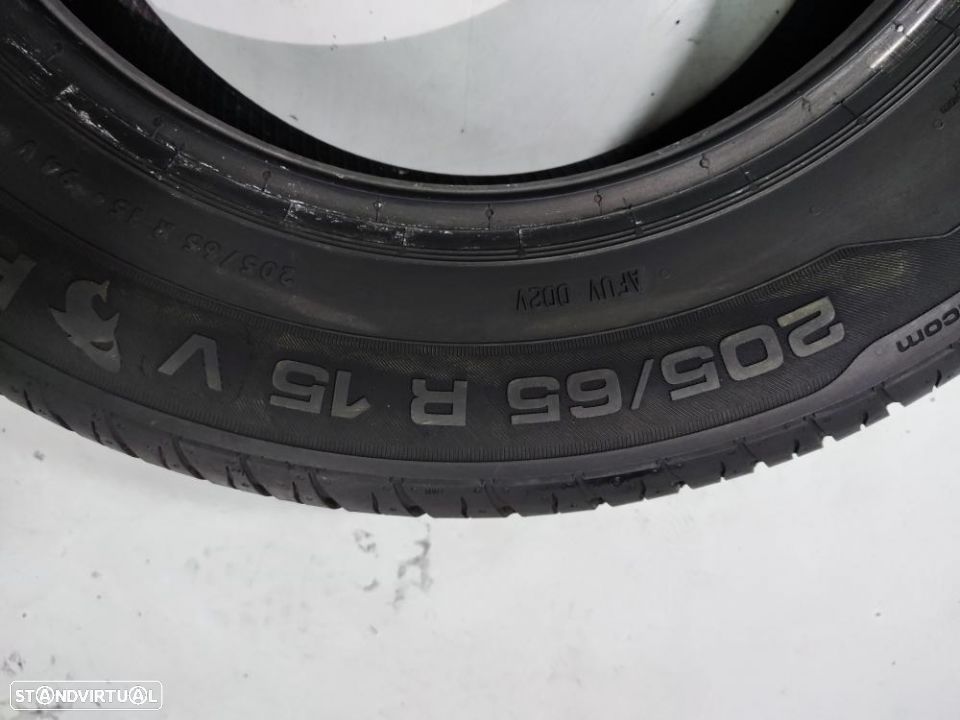2 pneus semi novos 205-65r15 uniroyal - oferta dos portes