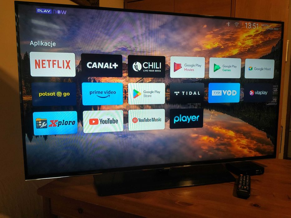 TV 48" Samsung + Smart Tv Box WIFI android Netflix YouTube