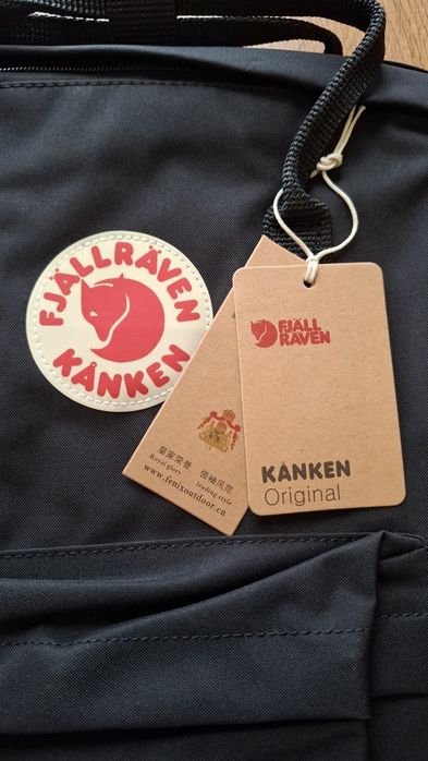 Czarny plecak Fjallraven.