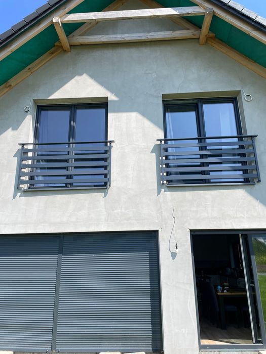 Balustrada balkonowa balustrady aluminiowe Barierki stali nierdzewnej