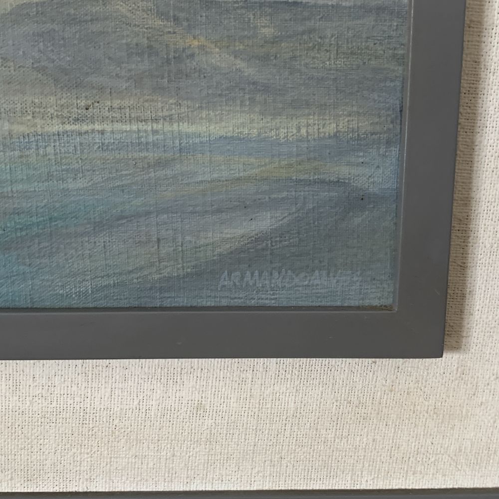 Acrilico sob tela original de Armando Alves (92x73cm)