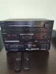 SONY wzmacniacz TA-F261R, magnetofon, cd